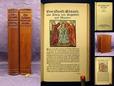 Rüttgers Der heiligen Leben und Leiden 2 Bde. Insel- Verlag 1913 Klassiker js