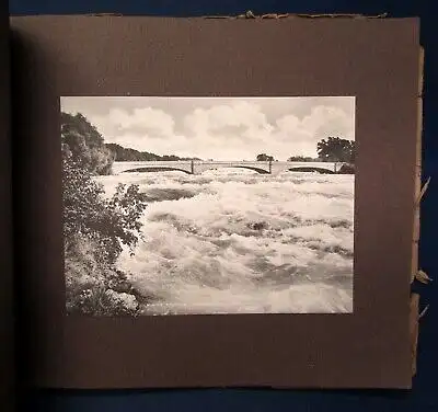 Sammelbilderalbum Niagara Falls vollständig mit 27 Abb. auf Tafeln um 1920 js