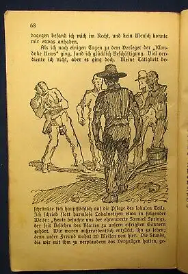 Alisat Goldgräber in Alaska Mit Spitzhacke und Schaufel am Klondyke 1921 js