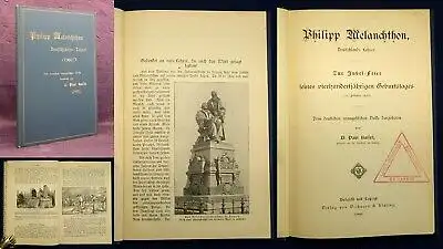 Kaiser Philipp Melanchton Deutschlands Lehrer Zur Jubel-Feier 400 Jahre 1896 js