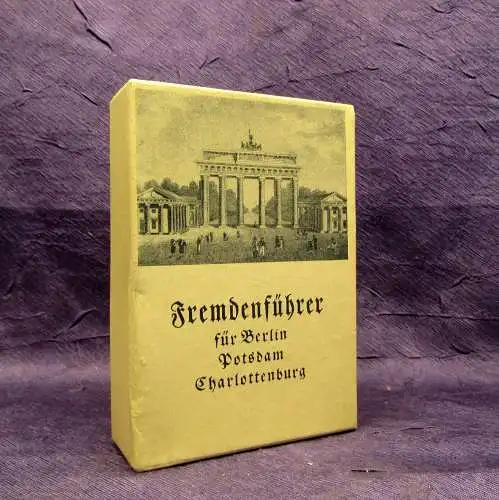 Rumpf Fremdenführer für Berlin Potsdam Charlottenburg Reprint von 1826, 1986 js