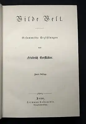 Gerstäcker, Friedrich Gesammelte Schriften Bd.26 Wilde Welt um 1900 Klassiker js