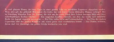 Or. Filmplakat "Fremde Rosen" Offsetdruck/Offsetlithographie 1930er Jahre js