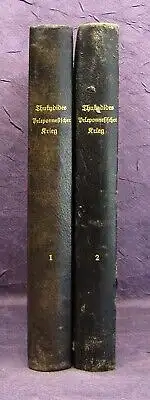 Thukydides Geschichte des Peloponnesischen Krieges Georg Müller 2 Bde.js