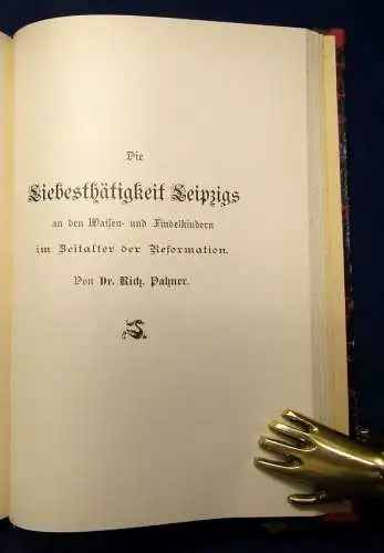Schriften des Vereins für die Geschichte Leipzigs Bd. 6 apart 1900 Wissen js