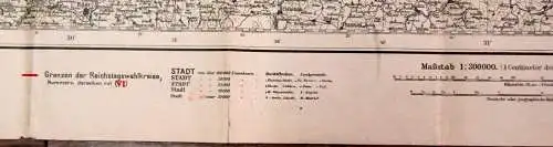 Spezialkarte von Sachsen mit Abgrenzung der Reichstagswahlkreise um 1880 js
