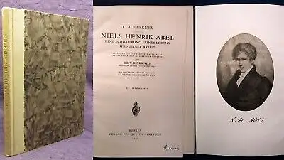  Bjerknes Niels Henrik Abel Schilderung  seines Lebens 1930 Halbpergament js