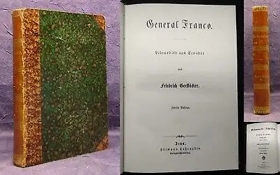 Gerstäcker, Friedrich Gesammelte Schriften Bd.24 General Franco um 1900 js