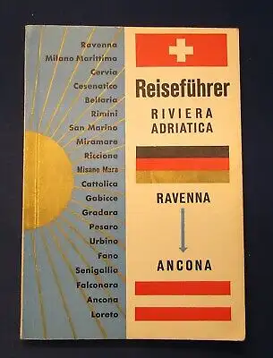 Reiseführer Riviera Adriatica mit Bildern Ravenna, Ancona um 1940 Reiseführer js