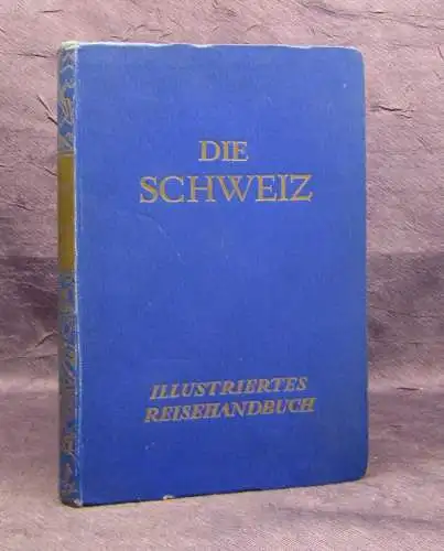 Furrer Die Schweiz Illustriertes Reisehandbuch 1929 Routenführer Guide js