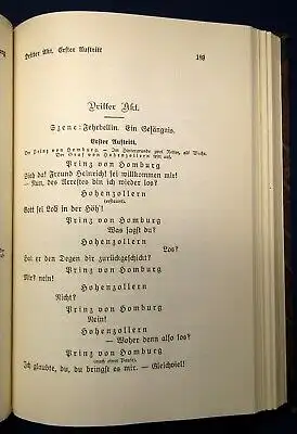 Deetjen Meisterwerke deutscher Klassiker Kleist 2 Bde. 1925 dekorativer Hldr. js