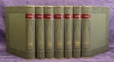 Witkowski Lessings Werke um 1895 Klassiker dekorativer Belletristik js