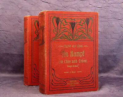 Lippold Webel Im Kampf um Ehre und Leben 1895/96 2 Bde Kolportageroman mb