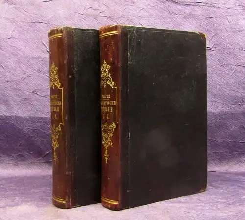Prutz  Dramatische Werke  4 Bde in 2 1847/48 EA Belletristik Klassiker Romane mb