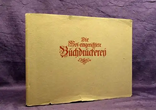 500 Jahre Buchdruckerkunst um 1940-50 Geschichte Buchdruck Kunst mb