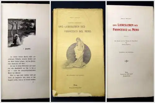Brenner Das Liebesleben des Francesco del Nero o.J. um 1900 Selten Erotica mb