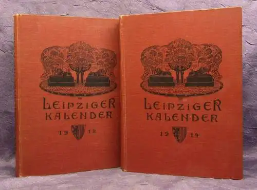 Merseburger Leipziger Kalender 1913 & 1914 Ein illustriertes Jahrbuch js