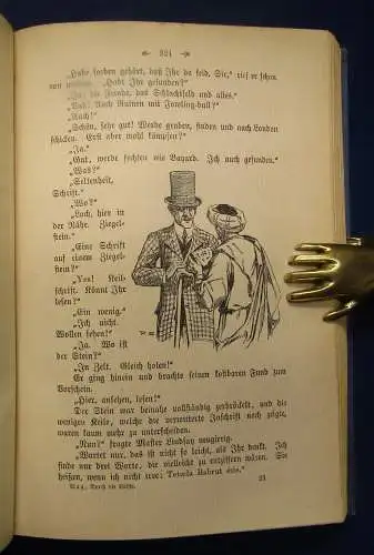 Karl May Fehsenfeld Blau 1908 Bd. 1 Durch die Wüste 6.-10.Tausend Erzählung js