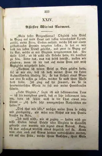 Emilie Fingare Carlen Der Skjutsjunge Waldemar Klein 2Bde. in 1  1843 Roman am