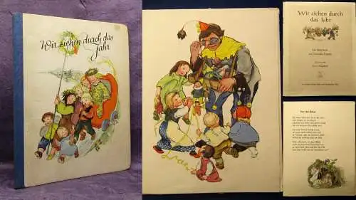 Fritsche Wir ziehen durch das Jahr Ein Bilderbuch 1950 Kinderliteratur