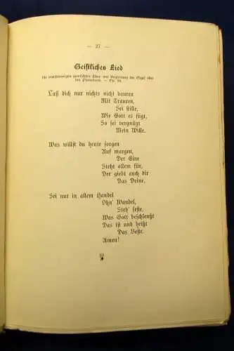 Ophüls Brahms- Texte Vollständige Sammlung der musikalischen Dichtung 1898 js