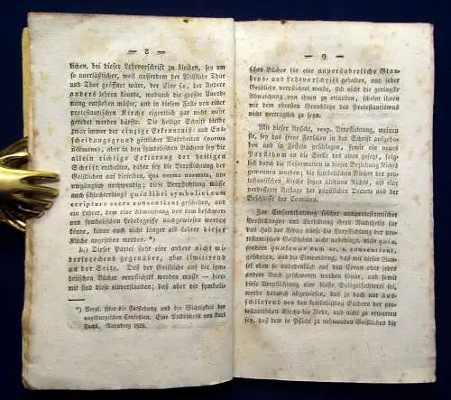 Ermahnung die heilige Schrift zu schätzen,zu befolgen und zu verbreiten selten j