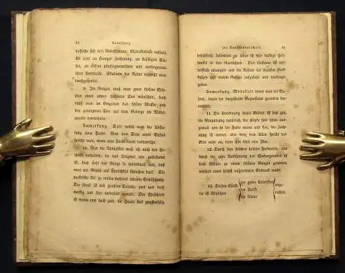Anleitung zur Kunstherrschaft o. Kunst in 3 Stunden ein Kenner zu werden 1834 js