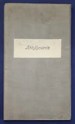 Original lithographische Karte Kötzschenbroda um 1920 Landeskunde Geografie sf