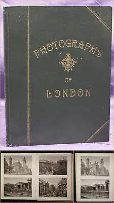 Leporello von London um 1930 Ansichten Architektur Landschaft England sf