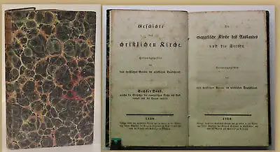 Geschichte der christlichen Kirche Die evangelische Kirche 6. Bd 1850 Religion