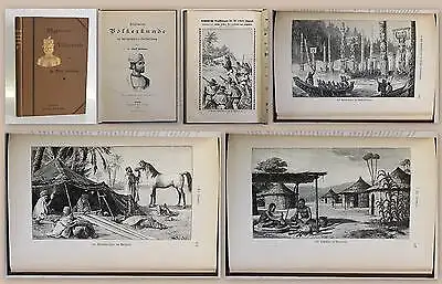 Heilborn Allgemeine Völkerkunde 1898 Menschheitsgeschichte Kulturgeschichte xz