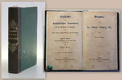 Bauer Bouille & die Flucht Ludwig XVI. 1847 Geschichte Französische Revolution 