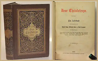Kögel/ Baur/ Frommel Neue Christoterpe 1883 Religion Christentum Theologie xy