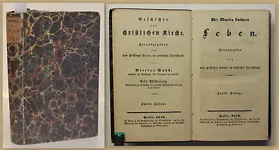 Geschichte der christlichen Kirche Dr. Martin Luthers Leben 4. Bd 1846 Religion