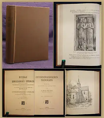 Holtmeyer &  Scheerer Beiträge zur Kunstgeschichte Thüringens 1. Band um 1910 sf