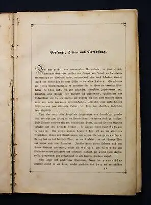 Bader Altdeutscher Bilder- Gaal 1844 deutsche Geschichte Landeskunde  js