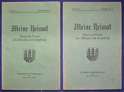 2x Meine Heimat Altes & Neues aus Zschopau & Umgebung Nr.13,14 1919/20 sf