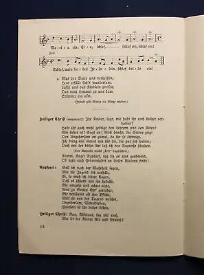 Müller Volkstümliche Christspiele aus Sachsen 1.Heft 1930 Sachsen Saxonica js
