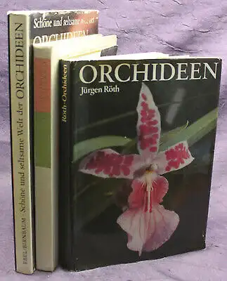 Richter/ Röth/ Ebel Orchideen 3 Bde um 1970 Botanik Flora Pflanze Natur sf