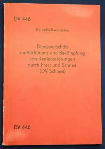 Dienstvorschriften zur Verhütung Betriebsstörungen Deutschen Reichsbahn 1978 sf