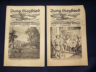 Jung Siegfried 11 Hefte 1926-1930  Magazin Jugendliteratur Jugend Deutschland js