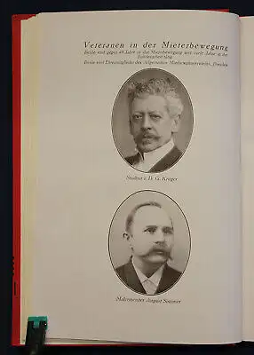Herrmann Geschichte der deutschen Mieterbewegung 1925 Recht Wohnungswesen sf