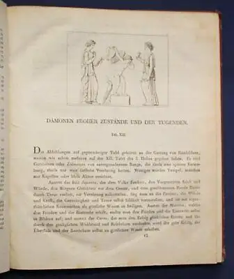 Hirt Bilderbuch für Mythologie, Archäologie und Kunst um 1820 Geschichte sf