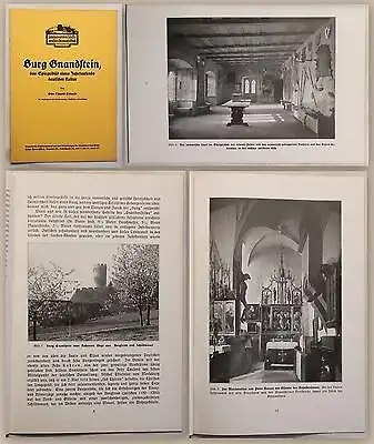 Schmidt Burg Gnandstein Spiegelbild eines Jahrhunderts dt. Kultur um 1930 xz