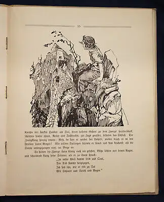 Schaefer Das Märchen von dem König der Zwerge um 1912 Kinderbuch Sagen sf
