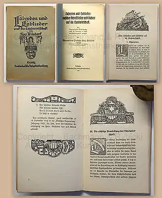 Wilsdorf Lobreden und Loblieder auf die Landwirtschaft 1920 Lyrik Gedichte xz