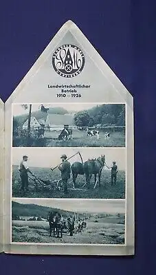 25 Jahre Schröder Mühle bei Freiberg 1910 Geographie Ortskunde Landeskunde js