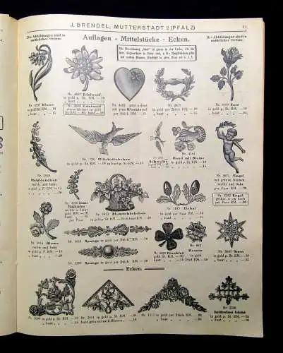 Werbezeitung von J. Brendel Nutzbringender Zeitvertreib Laubsägerei um 1920 sf