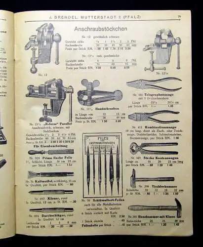 Werbezeitung von J. Brendel Nutzbringender Zeitvertreib Laubsägerei um 1920 sf