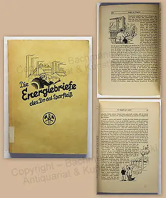 Die Energiebriefe des Dr. cal. Sparfleiß 1943 Humor Satire Belletristik xz